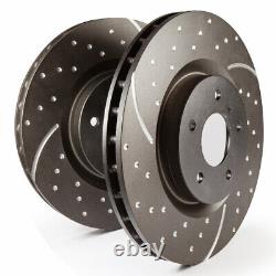 EBC Brake Discs Turbo Groove Front for Land Rover Discovery Range Rover GD415