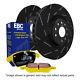 Ebc Pd08kf639 Brake Pad And Disc Kit For Land Rover Range L322 Twin 313 5