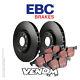 Ebc Rear Brake Kit Discs & Pads For Land Range Rover Evoque 2.2 Td 4wd 150 11-15