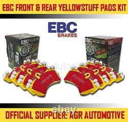 Ebc Yellowstuff Front + Rear Pads Kit For Land Rover Range Rover 2.5 Td 1989-91