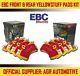 Ebc Yellowstuff Front + Rear Pads Kit For Land Rover Range Rover 4.2 1992-94